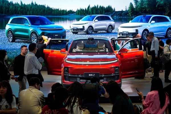 The Li L7 Max sport-utility vehicle saw the steepest discount in percentage terms, with a price drop of 20,000 yuan, or 5.7 per cent, to 329,800 yuan. Photo: Reuters