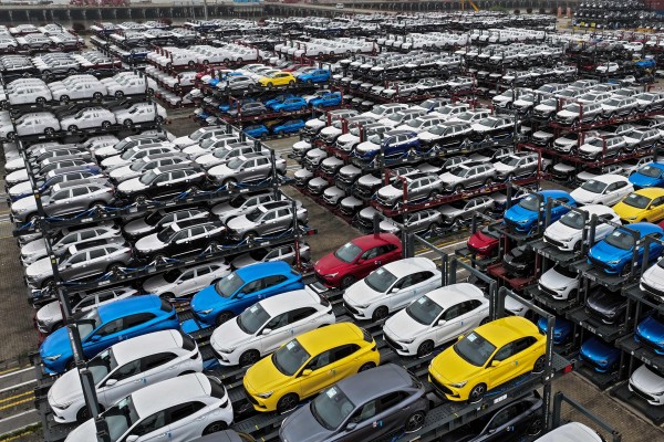 China is expected to ship 6 million vehicles abroad in 2024, 22 per cent higher than last year’s 4.91 million units. Photo: AFP