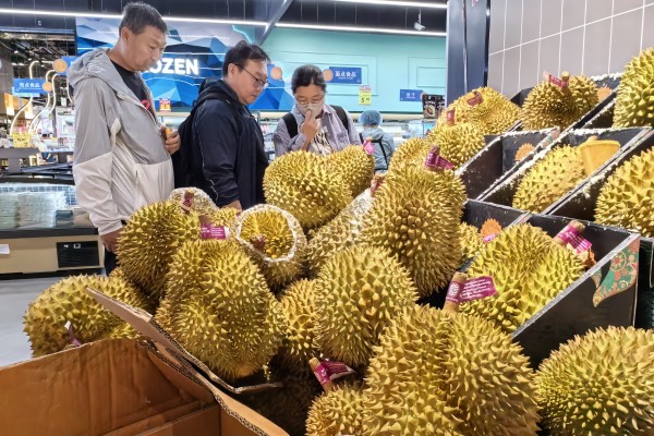 China’s ravenous appetite for durian has led to an explosion in fresh fruit imports from countries like Thailand, Vietnam and now Malaysia. Photo: Simon Song