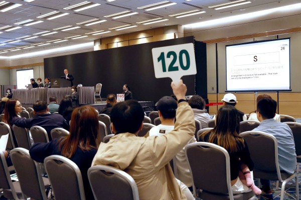 The single letter “S” plate had an opening price of just HK$5,000. Photo: Handout