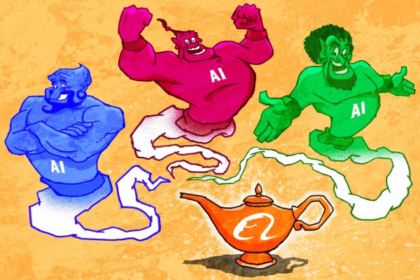 Alibaba is showing itself as an enabler of AI innovations. Illustration: Henry Wong
