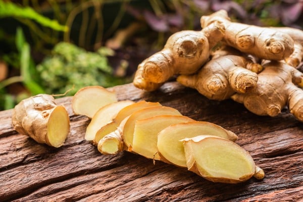 Old ginger (pictured) is thick skinned and available year-round, unlike milder young ginger, which is commonly pickled. Photo: Shutterstock Old ginger (pictured) is thick skinned and available year-round, unlike milder young ginger, which is commonly pickled. Photo: Shutterstock
