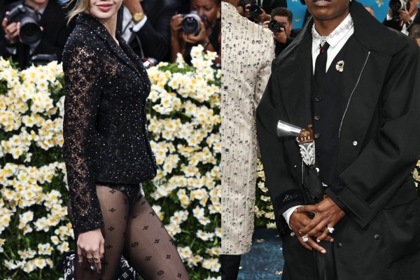Lisa from Blackpink in Louis Vuitton and A$AP Rocky in Awge at the Met Gala on May 5, in New York. Photos: Reuters