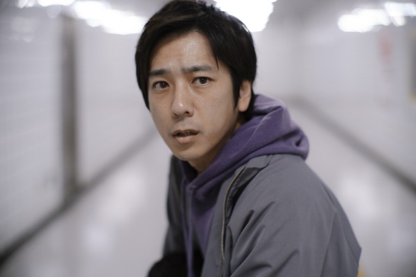 Kazunari Ninomiya, a popular Japanese singer-songwriter, actor and member of J-pop group Arashi, in a still from Exit 8.