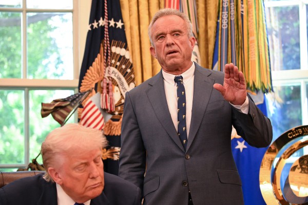 US Health Secretary Robert F. Kennedy Jnr in the Oval Office. File photo: TNS