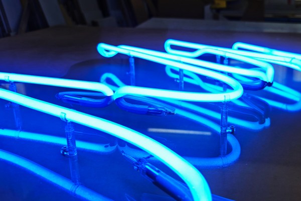 Reach for the Stars by neon artist Jerry Loo. Photo: Neon Heroes