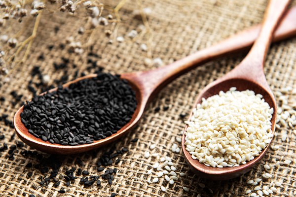 Sesame seeds, which come in various colours, are used in Asian, Middle Eastern and African cuisine. The tasty oil extracted from them is often drizzled over dishes. Photo: Shutterstock
