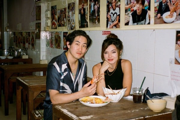 Ewa and Jeromy Ko eat a meal at Pe Aor Tom Yum Kung Noodle in Bangkok, Thailand. The founders of Nom Life have turned their passion for Asian cuisine and family into a thriving food and travel platform. Ewa and Jeromy Ko eat a meal at Pe Aor Tom Yum Kung Noodle in Bangkok, Thailand. The founders of Nom Life have turned their passion for Asian cuisine and family into a thriving food and travel platform.