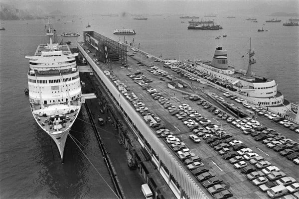 The liners Canberra (left) and Norwegian Sagafjord berthed at Ocean Terminal, in Tsim Sha Tsui, Hong Kong, in 1979. Photo: SCMP Archives The liners Canberra (left) and Norwegian Sagafjord berthed at Ocean Terminal, in Tsim Sha Tsui, Hong Kong, in 1979. Photo: SCMP Archives
