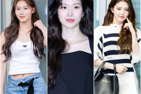 Korean stars like Sana, Moon Ga-young
and Han So-hee boast immaculate hair. Photos: Getty Images, Handout