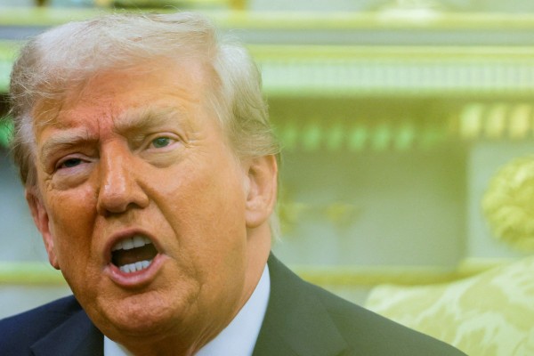 US President Donald Trump during a White House meeting Wednesday. Photo: Reuters