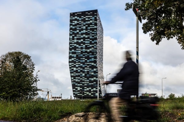 The building that houses Nexperia’s headquarters in Nijmegen, the Netherlands, is seen on October 13. Photo EPA