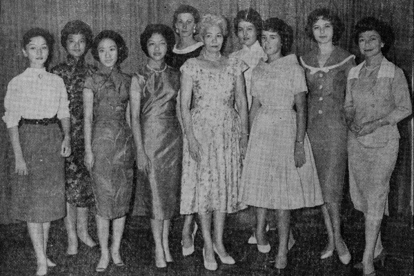 Hong Kong debutantes pose for the press in 1959. Photo: SCMP Archives Hong Kong debutantes pose for the press in 1959. Photo: SCMP Archives