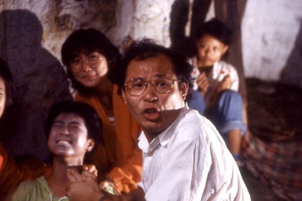 John Sham (front) in a still from gory Hong Kong horror film The Island (1985), directed by Leong Po-chih. 