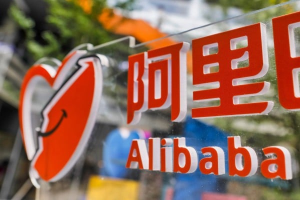 Alibaba Group Holding’s logo is seen at the company offices in Shanghai. Photo: EPA-EFE Alibaba Group Holding’s logo is seen at the company offices in Shanghai. Photo: EPA-EFE
