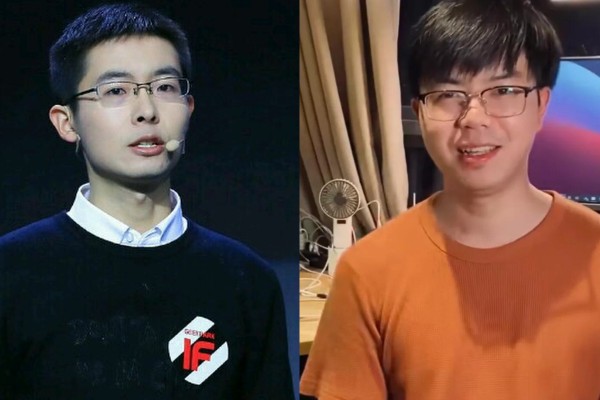 Unitree founder Wang Xingxing (left) and AgiBot co-founder Peng Zhihui have been named to China’s new robotics standardisation committee. Photo: Handout