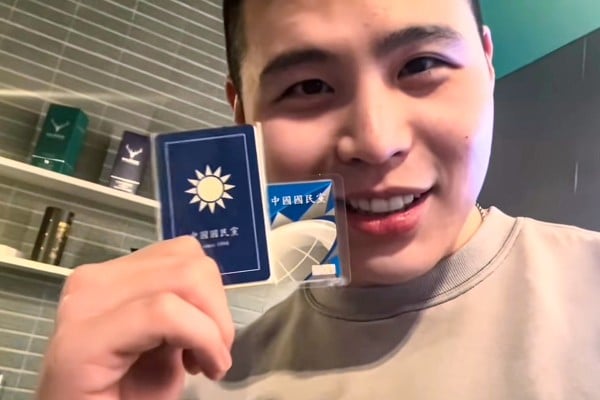 Taiwanese influencer Chen Po-yuan has denounced his earlier work as Communist Party “brainwashing”. Photo: Handout Taiwanese influencer Chen Po-yuan has denounced his earlier work as Communist Party “brainwashing”. Photo: Handout