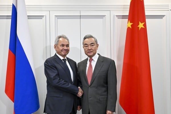 Chinese Foreign Minister Wang Yi and Sergei Shoigu, secretary of the Security Council of the Russian Federation, meet for the latest bilateral strategic security consultation, in Moscow on December 2. Photo: Xinhua