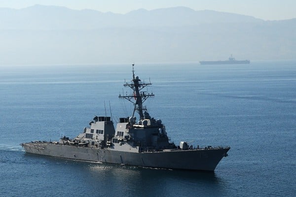 In a new national security document, the White House says the US will “build a military capable of denying aggression anywhere in the first island chain”. Photo: US Navy via Getty Images In a new national security document, the White House says the US will “build a military capable of denying aggression anywhere in the first island chain”. Photo: US Navy via Getty Images