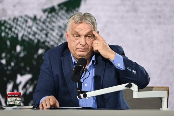 Hungarian Prime Minister addresses supporters in Kecskemet on Saturday. Photo: AFP Hungarian Prime Minister addresses supporters in Kecskemet on Saturday. Photo: AFP