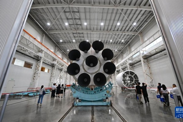 China’s first comprehensive factory dedicated to the assembly, testing and reuse of carrier rockets, in south China’s coastal city of Wenchang. Photo: People’s Daily