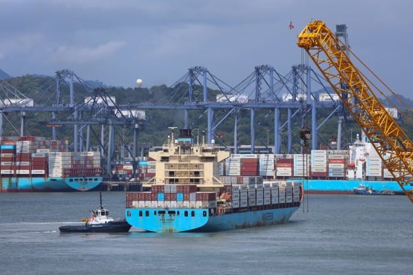 A container ship arrives at the Port of Balboa in Panama City, Panama, on October 27. Latin America has emerged as a focal point in the competition between Washington and Beijing. Photo: EPA A container ship arrives at the Port of Balboa in Panama City, Panama, on October 27. Latin America has emerged as a focal point in the competition between Washington and Beijing. Photo: EPA