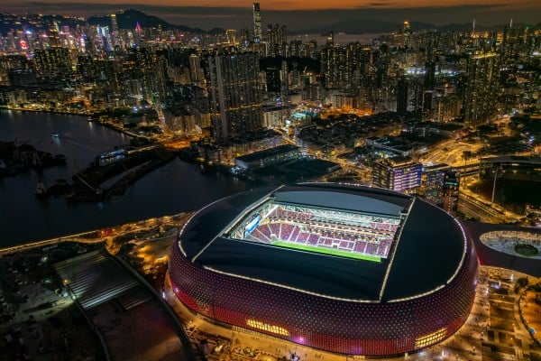 An aerial view of Kai Tak Stadium. Photo: Eugene Lee An aerial view of Kai Tak Stadium. Photo: Eugene Lee