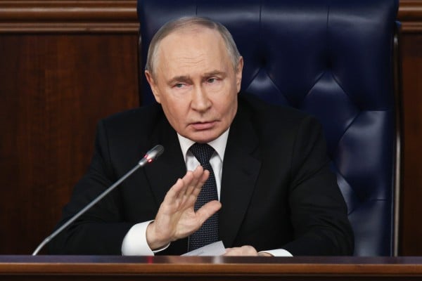 Russia’s President Vladimir Putin on Wednesday. Photo: Tass via dpa 