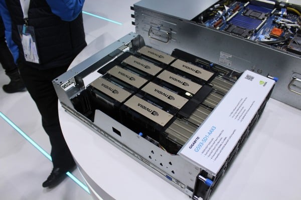 A high-performance server equipped with Nvidia’s H200 graphics processing units seen at an event in Barcelona, Spain, earlier this year. Photo: Shutterstock A high-performance server equipped with Nvidia’s H200 graphics processing units seen at an event in Barcelona, Spain, earlier this year. Photo: Shutterstock