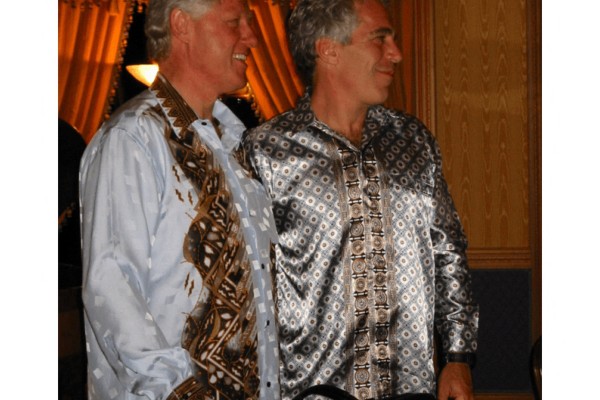 Former US President Bill Clinton stands with Jeffrey Epstein in this image released on Friday. Photo: US Department of Justice via Reuters Former US President Bill Clinton stands with Jeffrey Epstein in this image released on Friday. Photo: US Department of Justice via Reuters