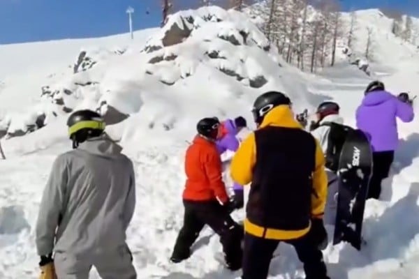 The Hongkonger was killed in the avalanche at the skiing destination in Xinjiang last week. Photo: Weibo