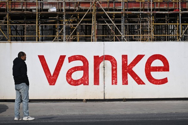 Vanke is the last major Chinese real estate firm to so far have avoided reneging on its debts amid the multi-year real estate crisis. Photo: AFP