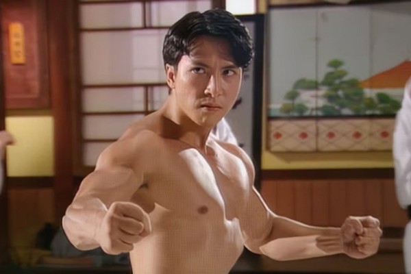 Donnie Yen in a still from the television drama series Fist of Fury (1995).
