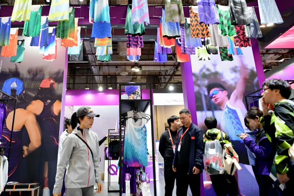 China is turning the fossil energy resource into nylon, spurring on its economy with the manufacture of sportswear and other popular fashion items. Photo: Xinhua