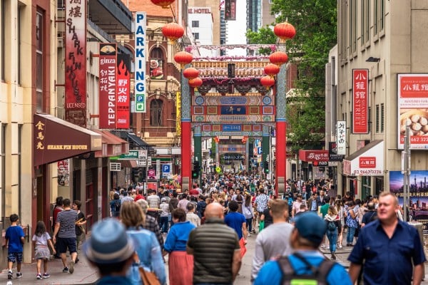 Chinatown in Melbourne, seen in 2020. Despite its strong trade and people-to-people links to Asia, reinforced by waves of migration, Australia’s Asia literacy has steadily declined. Photo: Shutterstock
Chinatown in Melbourne, seen in 2020. Despite its strong trade and people-to-people links to Asia, reinforced by waves of migration, Australia’s Asia literacy has steadily declined. Photo: Shutterstock