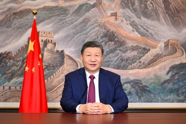 President Xi Jinping delivers his annual televised New Year’s speech on Wednesday. Photo: Xinhua President Xi Jinping delivers his annual televised New Year’s speech on Wednesday. Photo: Xinhua