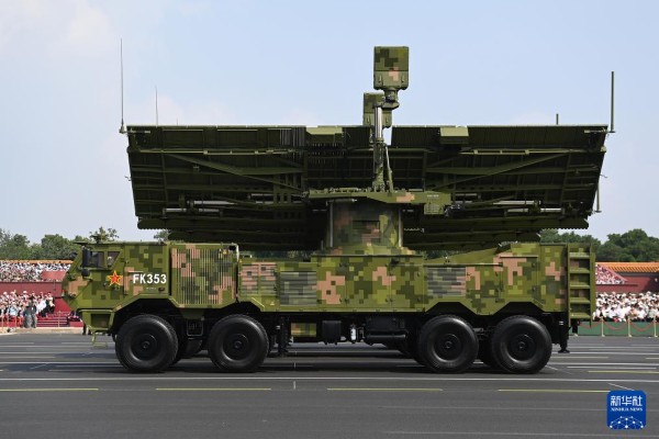 The high-power microwave system was showcased during the September 3 Victory Day parade in Beijing. Photo: Xinhua The high-power microwave system was showcased during the September 3 Victory Day parade in Beijing. Photo: Xinhua