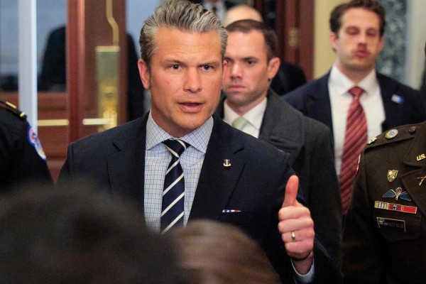 US Secretary of War Pete Hegseth arrives for a briefing with bicameral congressional leadership in Washington on Monday. Hegseth believes the recent US military operation in Venezuela proves that his country is rebuilding its military dominance. Photo: Getty Images via AFP