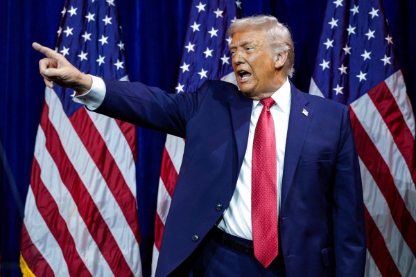 US President Donald Trump says his administration’s tariffs on other countries will help fund his proposed increase in defence spending. Photo: Getty Images via AFP