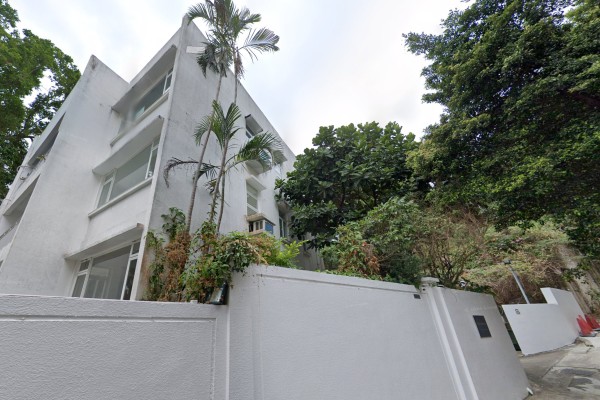 A view of the property at 8 Stanley Beach Road in Hong Kong Island’s Southern district. Photo: Google Maps A view of the property at 8 Stanley Beach Road in Hong Kong Island’s Southern district. Photo: Google Maps