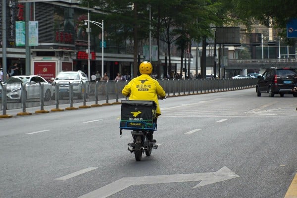 China has announced an antitrust investigation into its food delivery platforms. Photo: Shutterstock China has announced an antitrust investigation into its food delivery platforms. Photo: Shutterstock