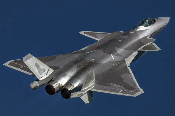 A military analyst interviewed by state broadcaster CCTV indicates that China’s J-20 stealth fighters are set for avionics upgrades on its radar, engines and AI integration. Photo: CCTV