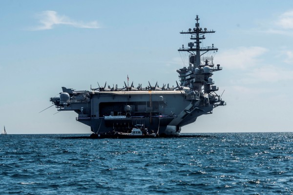 The USS Abraham Lincoln and its strike group have reportedly been told to leave the South China Sea and go to the Middle East. Photo: EPA-EFE