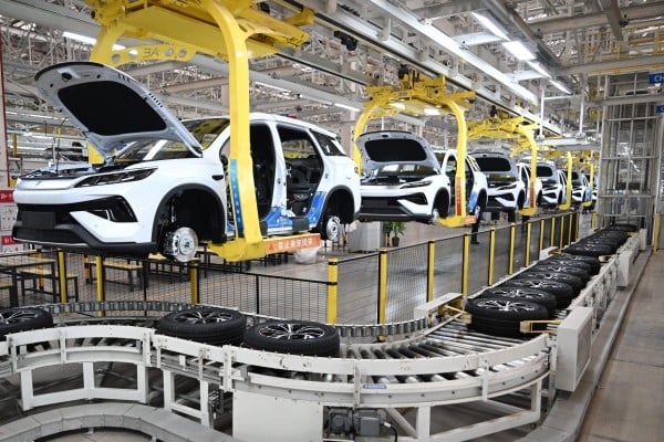 BYD’s plant in Zhengzhou, central China’s Henan province. Photo: Xinhua BYD’s plant in Zhengzhou, central China’s Henan province. Photo: Xinhua