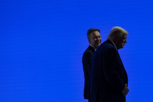 US President Donald Trump walks with the president and CEO of the World Economic Forum, Borge Brende, during World Economic Forum, in Davos, Switzerland, on Wednesday. Photo: Reuters US President Donald Trump walks with the president and CEO of the World Economic Forum, Borge Brende, during World Economic Forum, in Davos, Switzerland, on Wednesday. Photo: Reuters