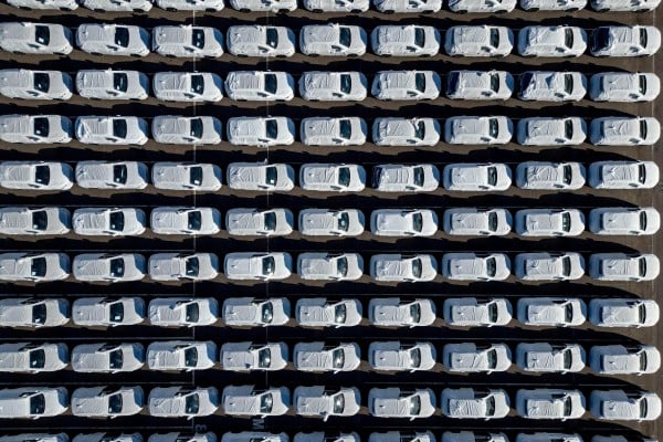 Cars unloaded from the ship BYD Changzhou await further movement at a port in Argentina on January 19, 2026. Photo: AFP Cars unloaded from the ship BYD Changzhou await further movement at a port in Argentina on January 19, 2026. Photo: AFP
