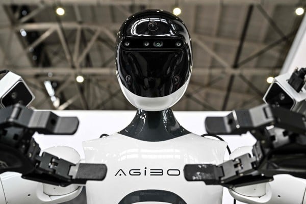 Eyou supplies domestic humanoid robot makers, including AgiBot. Photo: AFP Eyou supplies domestic humanoid robot makers, including AgiBot. Photo: AFP