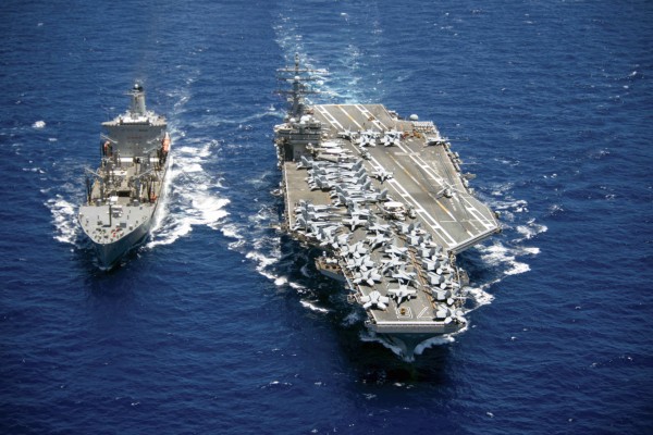 According to a Heritage Foundation report, the United States’ oiler fleet would be insufficient for at-sea fuel replenishment during a prolonged conflict with China. Photo: US Navy