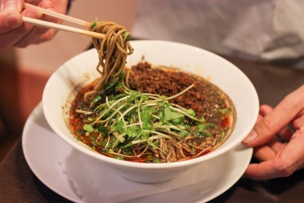 Tantanmen noodles at Szechuan Tantanmen Aun in Tokyo. The noodle dish, which has its roots in China’s Sichuan province, is found on many menus in Japan, but how did it become so popular in a country known for food with light flavours? Photo: Phoebe Amoroso Tantanmen noodles at Szechuan Tantanmen Aun in Tokyo. The noodle dish, which has its roots in China’s Sichuan province, is found on many menus in Japan, but how did it become so popular in a country known for food with light flavours? Photo: Phoebe Amoroso