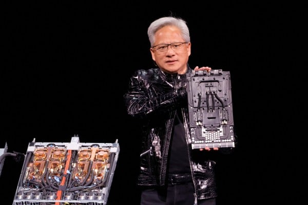 Jensen Huang says Nvidia’s engineering staff in Taiwan have outgrown their existing office. Photo: Reuters Jensen Huang says Nvidia’s engineering staff in Taiwan have outgrown their existing office. Photo: Reuters